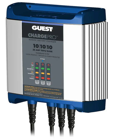 GUEST BATTERY CHARGER 30A - 3 BANK