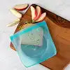 3 CUP REUSABLE SILICONE BAG TURQ