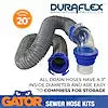 SEWER HOSE KIT  20'  WIRE RIB