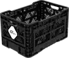 MEDIUM COLLAPSIBLE CRATE BLACK W/ W