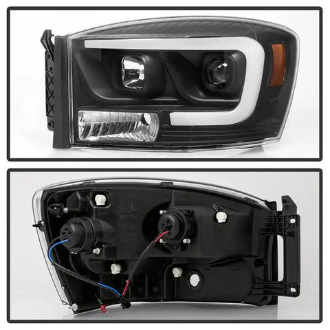 Spyder Automotive 5085306 Headlight Assembly Version 2 Halogen Bulb Projector Beam