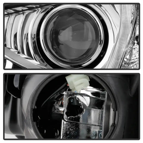 Spyder Automotive 9049545 Headlight Assembly OE Beam Clear Lens With Amber Reflecto