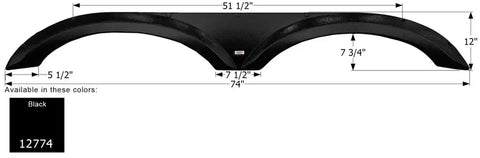 ICON 12774 FENDER SKIRT TANDEM FOREST RIVER