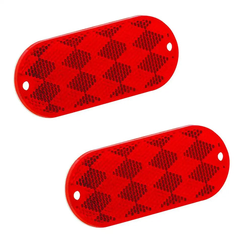 BARGMAN 71-78-010 OBLONG REFLECTOR #92 RED
