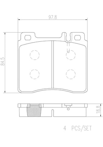DISC BRAKE PAD SET