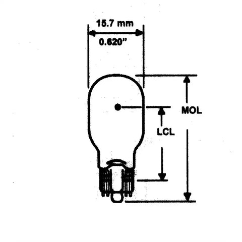 Camco 54766 Interior Door Light Bulb 912 Auto/ RV/ Marine Interior Package of 10