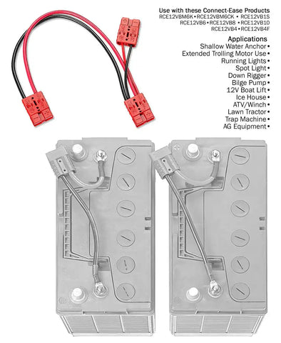 CONNECT EASE RCE12VBP 12 VOLT PARALLEL BATTERY