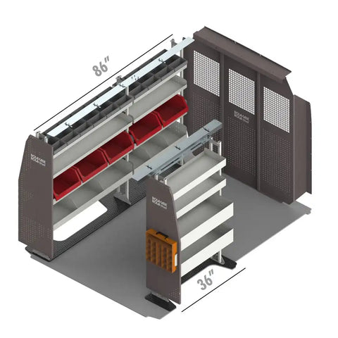 ROLACASE RSMRSAM-RP118 VAN SHELVING AMERICAS MOST POPULAR
