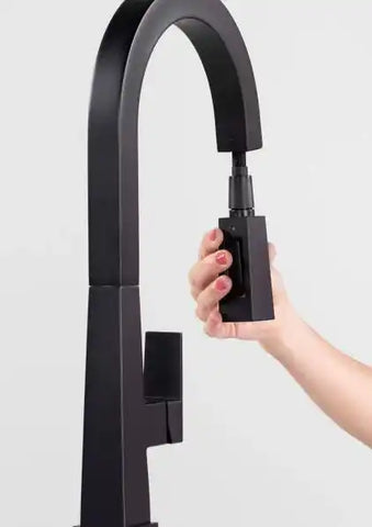 PULL-DOWN FAUCET-BLACK MATTE