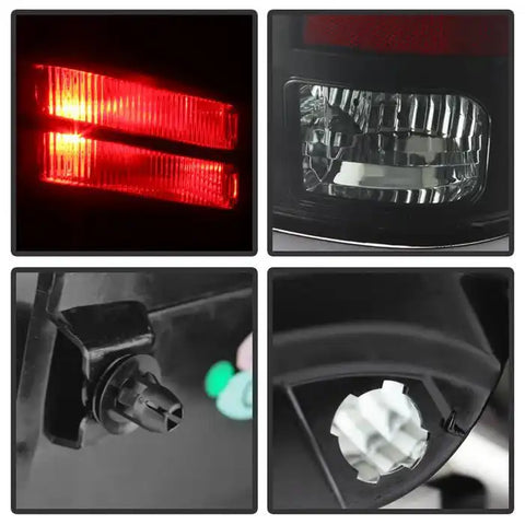 Spyder Automotive 5077578 Tail Light Assembly LED Smoke Lens Black Housing Uses O