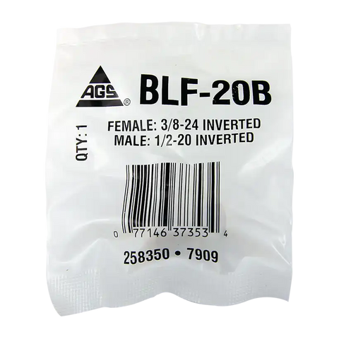 AGS BLF-20B 3/8-24 - 1/2-20 INVERTED