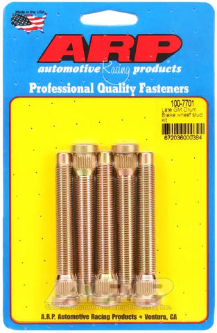 ARP Auto Racing 100-7701 Wheel Stud 7/16 Inch - 20 Thread Size 3.165 Inch Under Hea