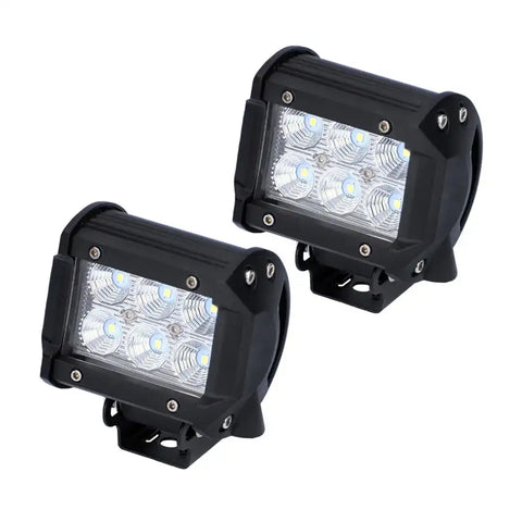 CUBE LED LIGHTS - 4 INCH PAIR