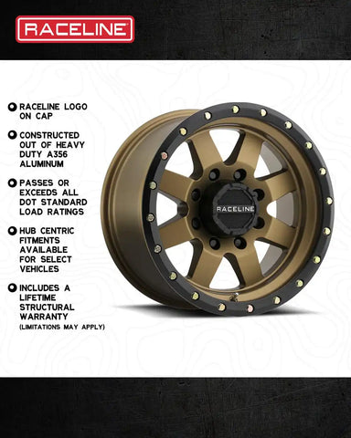 RACELINE 935BZ-89080-12 935BZ 18X9 8X165.1 -12MM