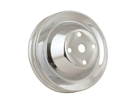 MR GASKET 4975 CHR DBL GRV UP PULLEY CHV