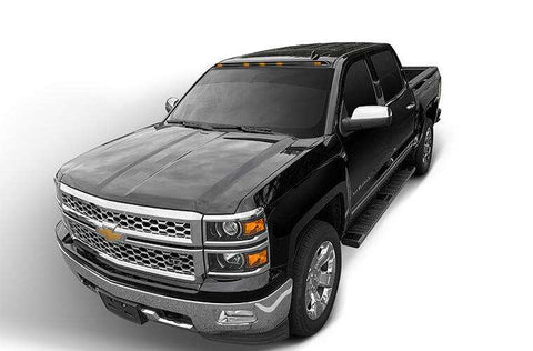 Auto Ventshade (AVS) 698168-GAN - AeroCab Marker Light Color Match with five amber LED lights Silver Metallic