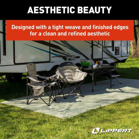 LIPPERT OUTDOOR PATIO RUG - SAGE  8