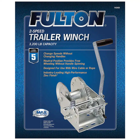 WINCH  3200 LBS.  2-SPEED