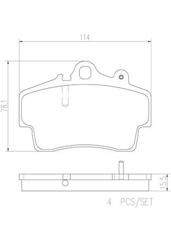 DISC BRAKE PAD SET