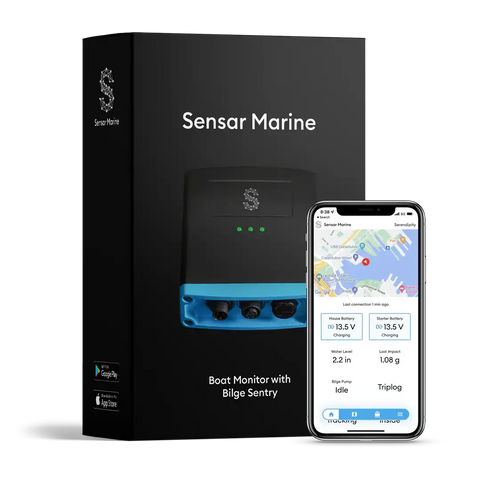 SENSAR BMBS700 BOAT MONITOR WITH BILGE SENTRY