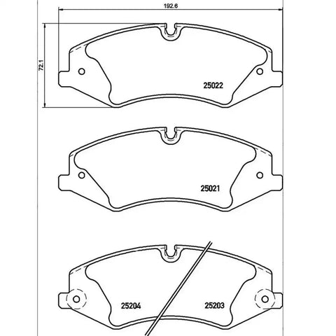 DISC BRAKE PAD SET