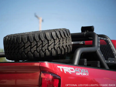 Armordillo 7180369 Spare Tire Carrier CR1 Series Truck Bed Mount 37 Inch Tire Bla