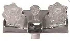 4' WHITE TUB/SHOWER VALVE