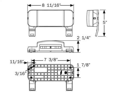 TL RV DRIVR; ONE LED; BLACK;