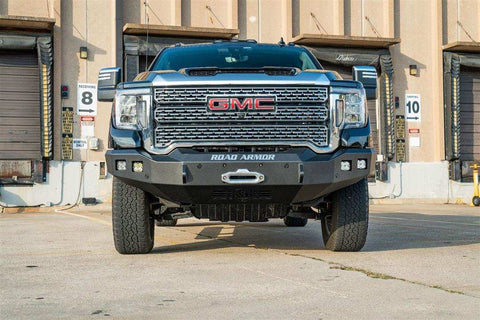 ROAD ARMOR 2202F0B STEALTH WINCH FRONT BUMPER; TEXTURE