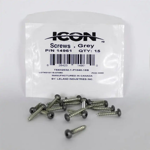 ICON 14961 SCREWS QTY 15 PAINTED FENDER INS