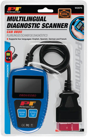 PERFORM TOOL W2976 OBDII MULTILINGUAL TOOL