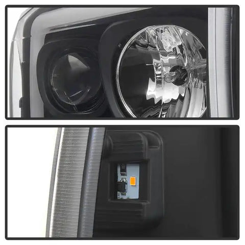 SPYDER 5084491 1PC PROJECTOR HEADLIGHTS BLACK