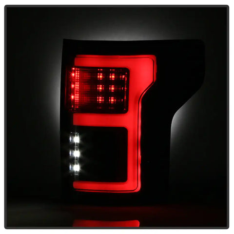 Spyder Automotive 5085337 Tail Light Assembly LED Smoke Lens Bar Style Black Hous