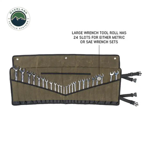 OVERLAND VCL 21209941 SMALL WRENCH TOOL ROLL 12 SLOT) #1