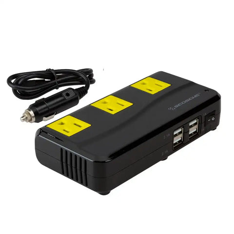 SCOSHE IND. PI200PS 200 WATT POWER INVERTER