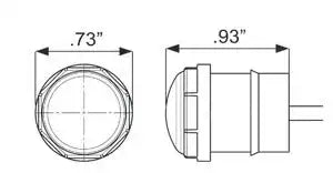 LED NONDIRCTNL; UNILT; GRMT; AMBER