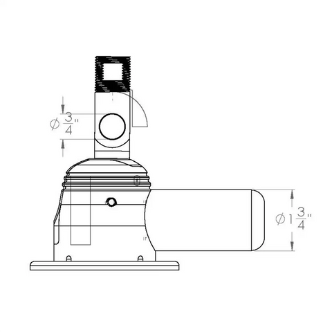 TACO METALS GS-850 ANTENNA MOUNT ELECTRIC VHF