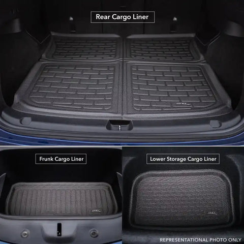 3D MATS/U-AC M1CH0971301 CARGO LINER CHEVY BOLT 2022-2023GRY