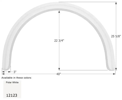 ICON 12123 FENDER SKIRT SINGLE