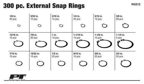 HDWR KIT-SNAP RINGS