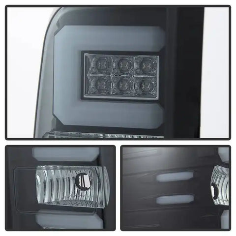 Spyder Automotive 5079992 Tail Light Assembly LED Smoke Lens Black Housing Uses O