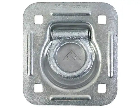 Buyers Products B801AK D-Ring Rope Ring Includes B801A and Steel Backing Plate 801B