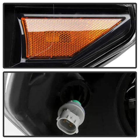 SPYDER 9050060 LED PROJECTOR HEADLIGHT BLACK