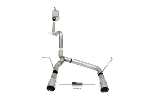 CORSA EXHST 21122USA DUAL REAR CAT-BACK SYSTEM FOR 07-18