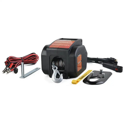 Keeper Corporation KTSL2000RM Winch Tracker Series Portable Trailer Winch 12 Volt Electric