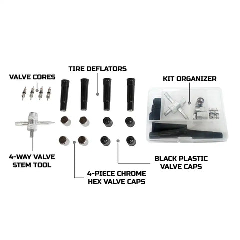 VALVE STEM REPAIR KIT - 17 PIECE KI