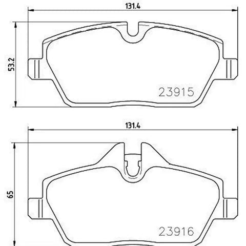 DISC BRAKE PAD SET