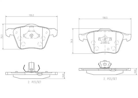DISC BRAKE PAD SET