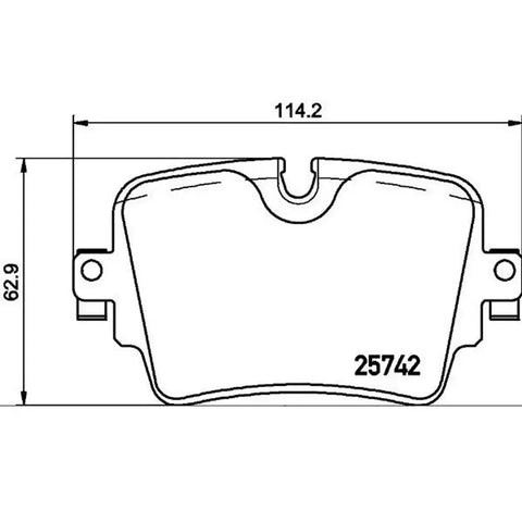 DISC BRAKE PAD SET