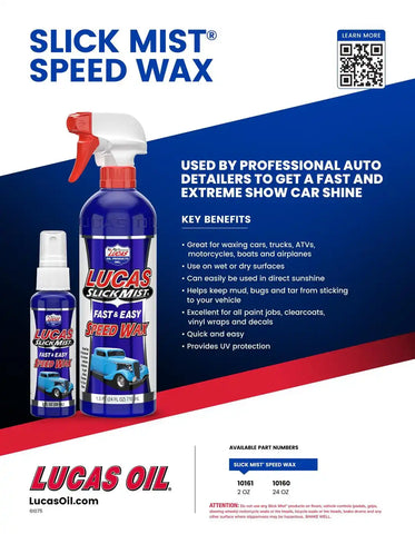LUCAS OIL 10160 SLICK MIST 24OZ